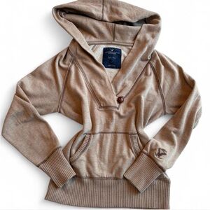 🤎 Y2K Vintage American Eagle Outfitters Tan Hoodie Sweater | Bella Swan Vibes 🍂